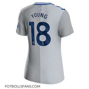Everton Ashley Young #18 Replika Tredje Tröja Damer 2023-24 Kortärmad